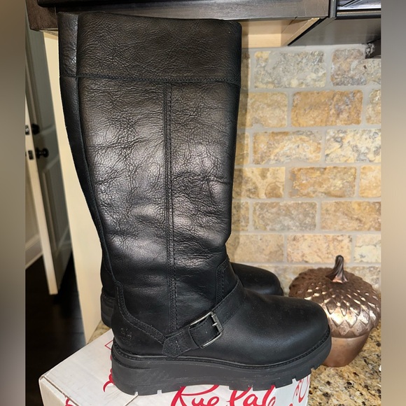 Timberland Cervinia Valley Tall Leather Boots Ortholite footbed size 9 - Picture 3 of 6